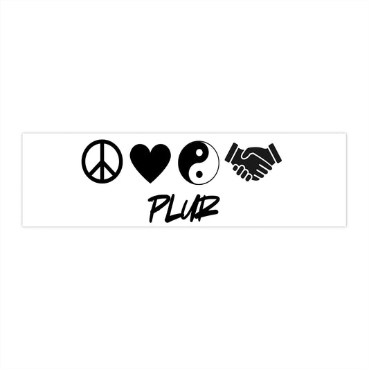 PLUR Bumper Sticker